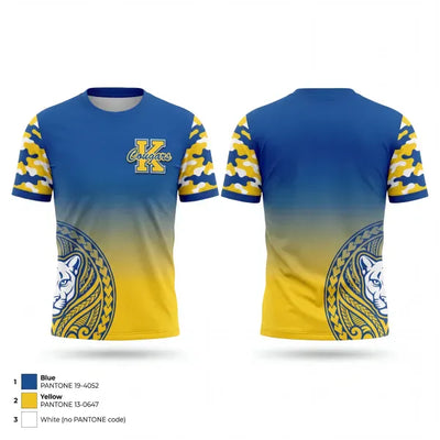Kaiser Cougars 25381945 Short Sleeve Performance Shirt - 1