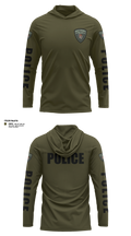 Ohkay Owingeh Police Department 98094071 Long Sleeve Performance Shirt with hood - 24
