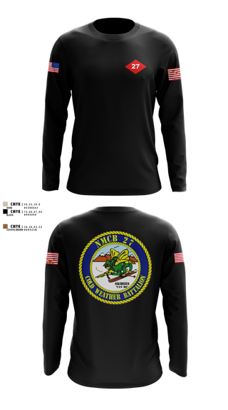 Long Sleeve Performance Shirt, NMCB  27, Navy, Teamtime, Team time, sublimation, custom sports apparel, team uniforms, spirit wear, spiritwear, sports uniforms, custom shirts, team store, custom team store, fundraiser sports, apparel fundraiser