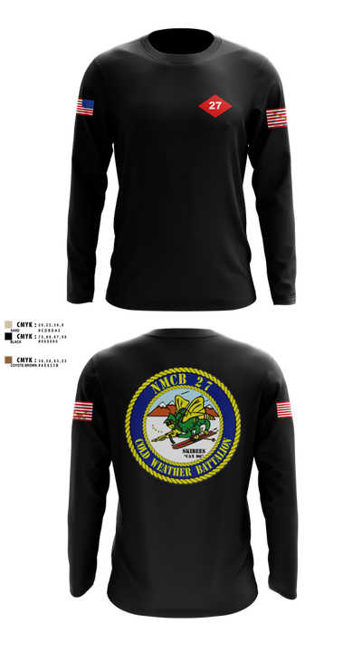 NMCB  27 Long Sleeve Performance Shirt 3
