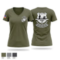 2nd Battalion, 25th Marines Women's Short Sleeve V-neck Shirt - 1