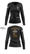 Patuxent River CPOA 33196996 Women's Long Sleeve V-neck Shirt - 4
