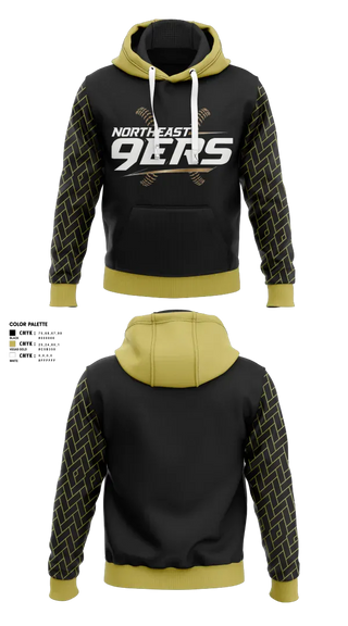 Hoodie, Northeast 9ers, Softball, Teamtime, Team time, sublimation, custom sports apparel, team uniforms, spirit wear, spiritwear, sports uniforms, custom shirts, team store, custom team store, fundraiser sports, apparel fundraiser