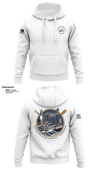 Hoodie, CG STA OAK ISLAND, Coast Guard, Teamtime, Team time, sublimation, custom sports apparel, team uniforms, spirit wear, spiritwear, sports uniforms, custom shirts, team store, custom team store, fundraiser sports, apparel fundraiser