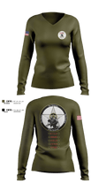 Shawnee Fire District 96623811 Women's Long Sleeve V-neck Shirt - 4