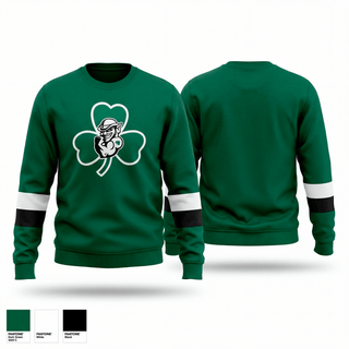 Crew Neck Sweatshirt, Shamrock Wrestling Club, Wrestling, Teamtime, Team time, sublimation, custom sports apparel, team uniforms, spirit wear, spiritwear, sports uniforms, custom shirts, team store, custom team store, fundraiser sports, apparel fundraiser