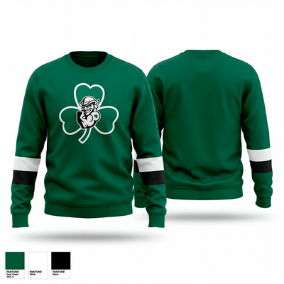 Shamrock Wrestling Club 93623299 Crew Neck Sweatshirt - 1
