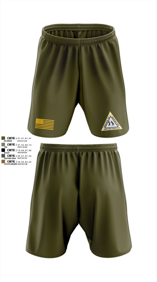 Athletic Shorts With Pockets, 100th Training Division, Army, Teamtime, Team time, sublimation, custom sports apparel, team uniforms, spirit wear, spiritwear, sports uniforms, custom shirts, team store, custom team store, fundraiser sports, apparel fundraiser
