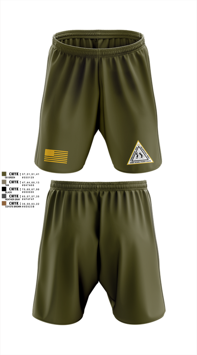 Fort Knox Fight Club Athletic Shorts With Pockets - 5