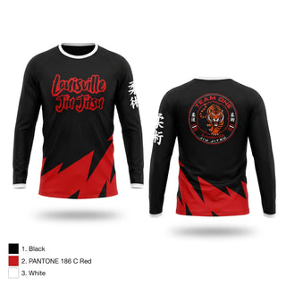 Long Sleeve Performance Shirt, Team One Louisville Jiu Jitsu, , Teamtime, Team time, sublimation, custom sports apparel, team uniforms, spirit wear, spiritwear, sports uniforms, custom shirts, team store, custom team store, fundraiser sports, apparel fundraiser