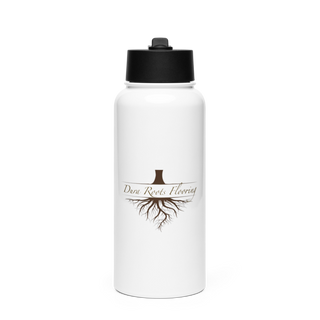 Dura Roots Flooring Inc. 60452133 Stainless Steel Water Bottle with a Straw Lid