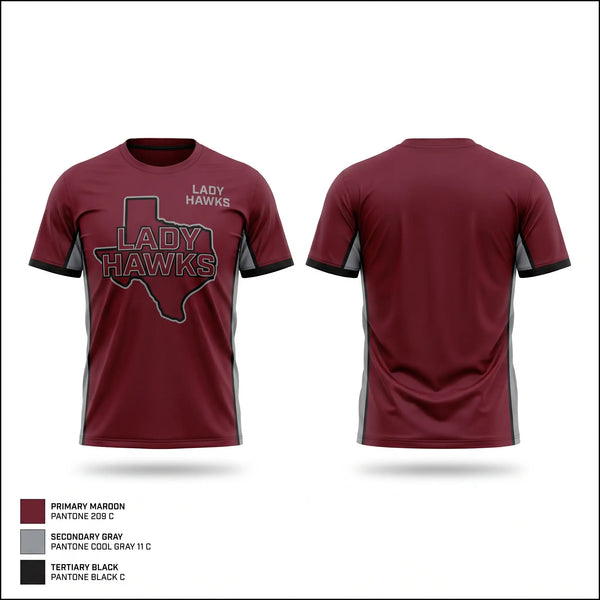 Short Sleeve Performance Shirt, Lady Hawks, Softball, Teamtime, Team time, sublimation, custom sports apparel, team uniforms, spirit wear, spiritwear, sports uniforms, custom shirts, team store, custom team store, fundraiser sports, apparel fundraiser