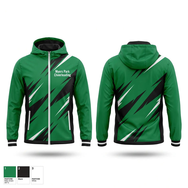 Windbreaker, Myers Park Cheerleading, Cheer, Teamtime, Team time, sublimation, custom sports apparel, team uniforms, spirit wear, spiritwear, sports uniforms, custom shirts, team store, custom team store, fundraiser sports, apparel fundraiser