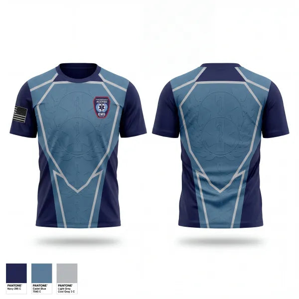 Short Sleeve Performance Shirt, Kerhonkson Accord First Aid Squad, EMS/EMT, Teamtime, Team time, sublimation, custom sports apparel, team uniforms, spirit wear, spiritwear, sports uniforms, custom shirts, team store, custom team store, fundraiser sports, apparel fundraiser