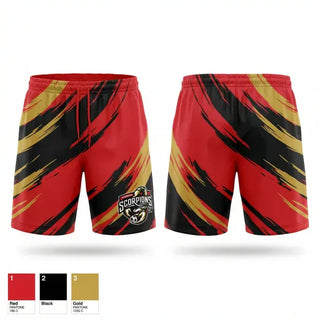 Athletic Shorts With Pockets, Lexington Scorpions, Men's Soccer, Teamtime, Team time, sublimation, custom sports apparel, team uniforms, spirit wear, spiritwear, sports uniforms, custom shirts, team store, custom team store, fundraiser sports, apparel fundraiser