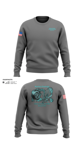 Crew Neck Sweatshirt, Peerless Coatings, Police, Teamtime, Team time, sublimation, custom sports apparel, team uniforms, spirit wear, spiritwear, sports uniforms, custom shirts, team store, custom team store, fundraiser sports, apparel fundraiser