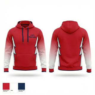 Hoodie, Lady Patriots, Softball, Teamtime, Team time, sublimation, custom sports apparel, team uniforms, spirit wear, spiritwear, sports uniforms, custom shirts, team store, custom team store, fundraiser sports, apparel fundraiser