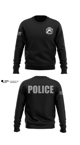 Crew Neck Sweatshirt, Westmoreland PD, Police, Teamtime, Team time, sublimation, custom sports apparel, team uniforms, spirit wear, spiritwear, sports uniforms, custom shirts, team store, custom team store, fundraiser sports, apparel fundraiser