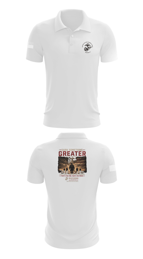 Short Sleeve Performance Polo, RSS MCDONOUGH, Marines, Teamtime, Team time, sublimation, custom sports apparel, team uniforms, spirit wear, spiritwear, sports uniforms, custom shirts, team store, custom team store, fundraiser sports, apparel fundraiser