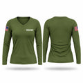 Pointe Coupee Sheriffs Office Women's Long Sleeve V-neck Shirt - 1