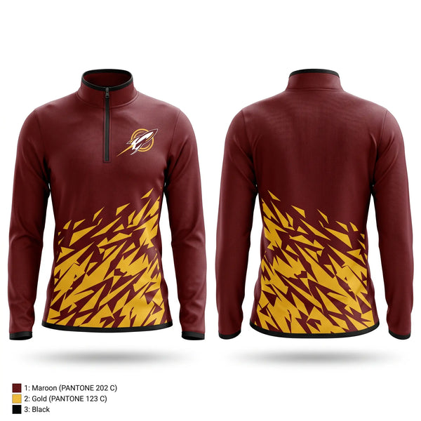 Quarter Zip Jacket, Berne Union, Track & Field, Teamtime, Team time, sublimation, custom sports apparel, team uniforms, spirit wear, spiritwear, sports uniforms, custom shirts, team store, custom team store, fundraiser sports, apparel fundraiser