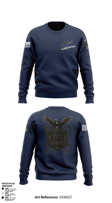 Crew Neck Sweatshirt, , Police, Teamtime, Team time, sublimation, custom sports apparel, team uniforms, spirit wear, spiritwear, sports uniforms, custom shirts, team store, custom team store, fundraiser sports, apparel fundraiser