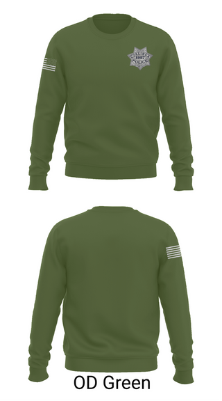 Crew Neck Sweatshirt, Coalinga Police Department, Police, Teamtime, Team time, sublimation, custom sports apparel, team uniforms, spirit wear, spiritwear, sports uniforms, custom shirts, team store, custom team store, fundraiser sports, apparel fundraiser