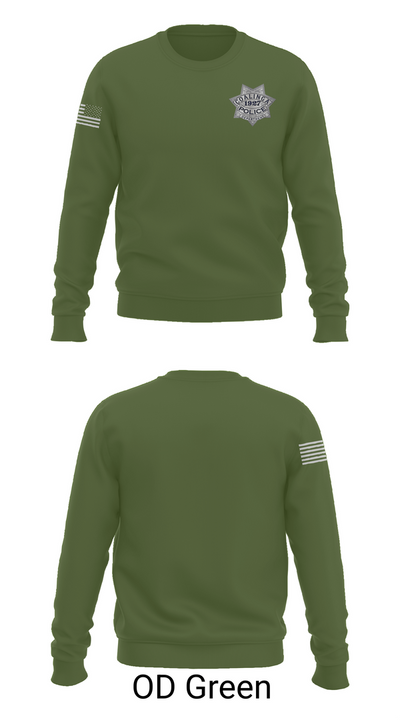 Coalinga Police Department Crew Neck Sweatshirt - 43