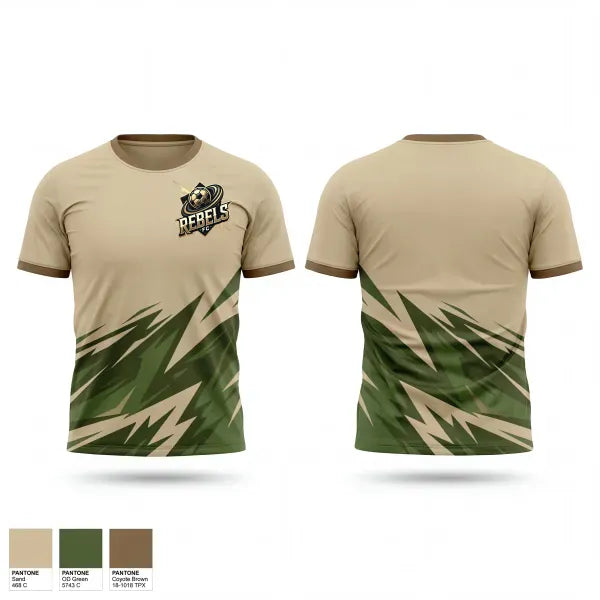 Short Sleeve Performance Shirt, Rebels FC, Men's Soccer, Teamtime, Team time, sublimation, custom sports apparel, team uniforms, spirit wear, spiritwear, sports uniforms, custom shirts, team store, custom team store, fundraiser sports, apparel fundraiser