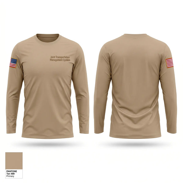 Long Sleeve Performance Shirt, Joint Transportation Management System, Air Force, Teamtime, Team time, sublimation, custom sports apparel, team uniforms, spirit wear, spiritwear, sports uniforms, custom shirts, team store, custom team store, fundraiser sports, apparel fundraiser