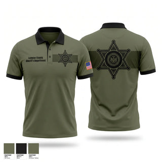 Short Sleeve Performance Polo, Luzerne County Sheriff’s Department, Police, Teamtime, Team time, sublimation, custom sports apparel, team uniforms, spirit wear, spiritwear, sports uniforms, custom shirts, team store, custom team store, fundraiser sports, apparel fundraiser