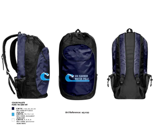Gear Bag, Gig Harbor Water Polo, Water Polo, Teamtime, Team time, sublimation, custom sports apparel, team uniforms, spirit wear, spiritwear, sports uniforms, custom shirts, team store, custom team store, fundraiser sports, apparel fundraiser