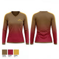 Red falcons 15257424 Women's Long Sleeve V-neck Shirt - 1
