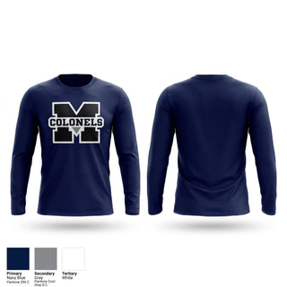Long Sleeve Performance Shirt, Marching Colonels, Spirit Store, Teamtime, Team time, sublimation, custom sports apparel, team uniforms, spirit wear, spiritwear, sports uniforms, custom shirts, team store, custom team store, fundraiser sports, apparel fundraiser