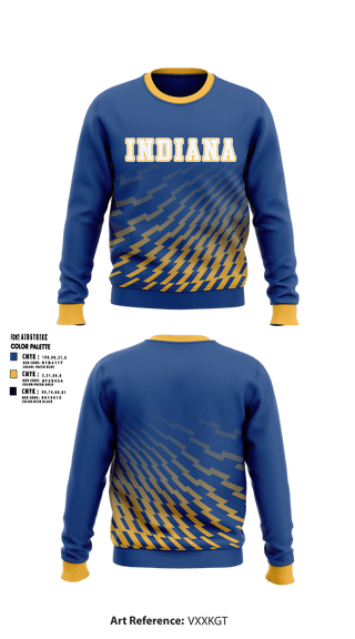 Crew Neck Sweatshirt, INDIANA AAU, Wrestling, Teamtime, Team time, sublimation, custom sports apparel, team uniforms, spirit wear, spiritwear, sports uniforms, custom shirts, team store, custom team store, fundraiser sports, apparel fundraiser
