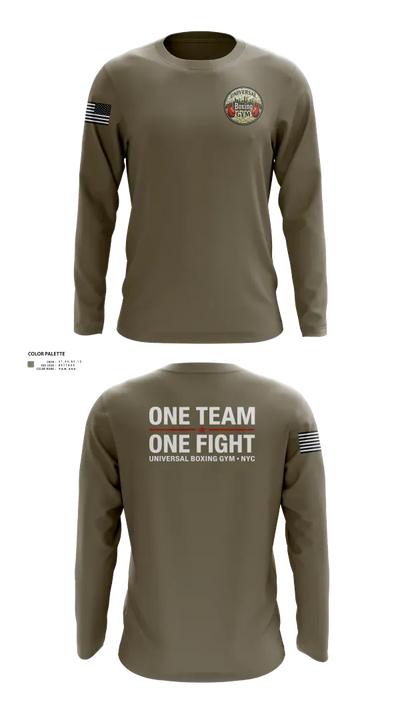 Universal Boxing Gym 90874123 Long Sleeve Performance Shirt 23