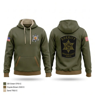 Hoodie, Crawford County Sheriffs office, Police, Teamtime, Team time, sublimation, custom sports apparel, team uniforms, spirit wear, spiritwear, sports uniforms, custom shirts, team store, custom team store, fundraiser sports, apparel fundraiser