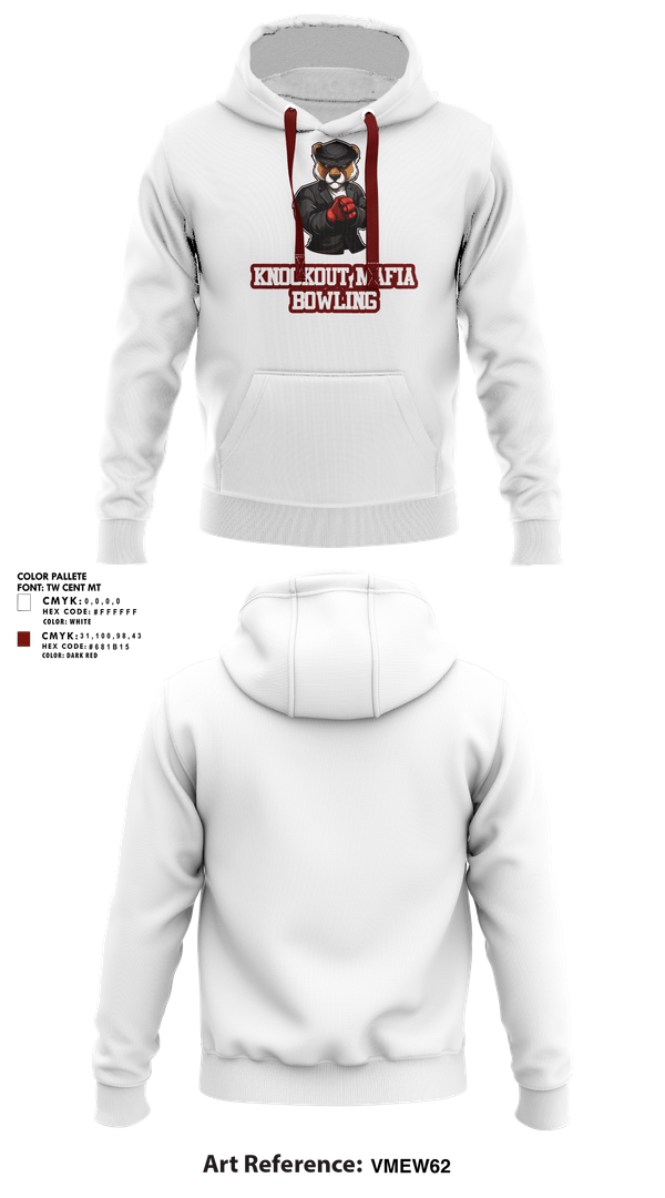 Hoodie, Knockout Mafia, Bowling, Teamtime, Team time, sublimation, custom sports apparel, team uniforms, spirit wear, spiritwear, sports uniforms, custom shirts, team store, custom team store, fundraiser sports, apparel fundraiser