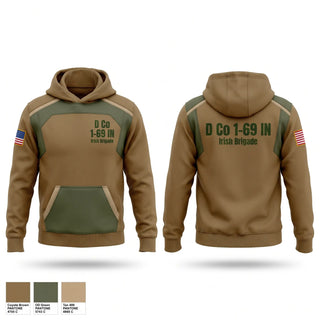 Hoodie, D Co 1-69 IN, National Guard, Teamtime, Team time, sublimation, custom sports apparel, team uniforms, spirit wear, spiritwear, sports uniforms, custom shirts, team store, custom team store, fundraiser sports, apparel fundraiser