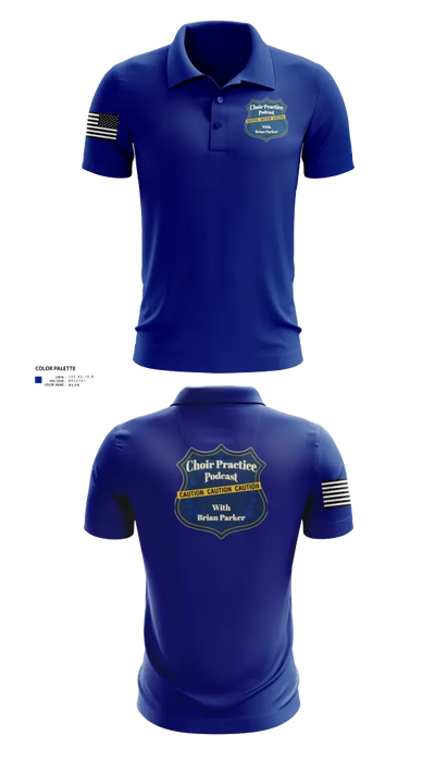 Choir Practice Podcast 63786957 Short Sleeve Performance Polo - 21