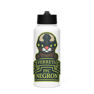 2-1 21461716 Stainless Steel Water Bottle with a Straw Lid