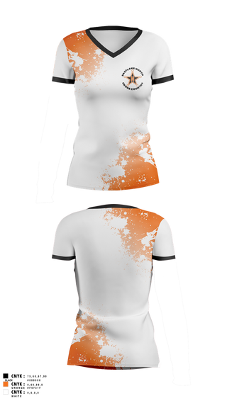 Womens Short Sleeve Vneck Shirt, Eastlake North Cross County, Cross Country, Teamtime, Team time, sublimation, custom sports apparel, team uniforms, spirit wear, spiritwear, sports uniforms, custom shirts, team store, custom team store, fundraiser sports, apparel fundraiser