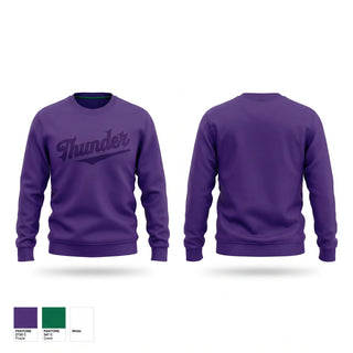 Crew Neck Sweatshirt, Pickaway thunder, Softball, Teamtime, Team time, sublimation, custom sports apparel, team uniforms, spirit wear, spiritwear, sports uniforms, custom shirts, team store, custom team store, fundraiser sports, apparel fundraiser