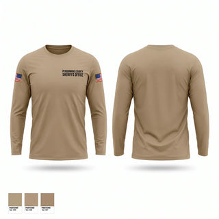 Long Sleeve Performance Shirt, Perquimans County Sheriff's Office, Police, Teamtime, Team time, sublimation, custom sports apparel, team uniforms, spirit wear, spiritwear, sports uniforms, custom shirts, team store, custom team store, fundraiser sports, apparel fundraiser