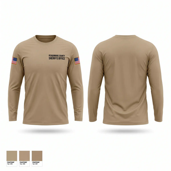 Long Sleeve Performance Shirt, Perquimans County Sheriff's Office, Police, Teamtime, Team time, sublimation, custom sports apparel, team uniforms, spirit wear, spiritwear, sports uniforms, custom shirts, team store, custom team store, fundraiser sports, apparel fundraiser