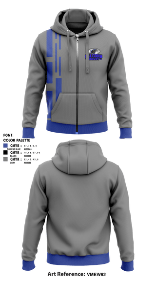 Frontier Central Hockey 50669255 Zip Hoodie - 2