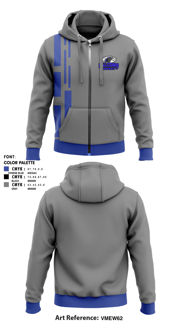 Frontier Central Hockey 50669255 Zip Hoodie - 2