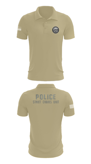 Short Sleeve Performance Polo, STREET CRIMES, , Teamtime, Team time, sublimation, custom sports apparel, team uniforms, spirit wear, spiritwear, sports uniforms, custom shirts, team store, custom team store, fundraiser sports, apparel fundraiser