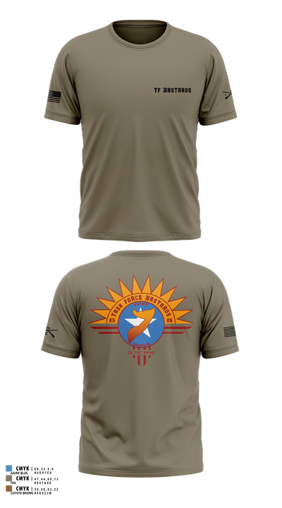 Task Force Bastards 71335130 Old School Cotton Feel Shirt - 6