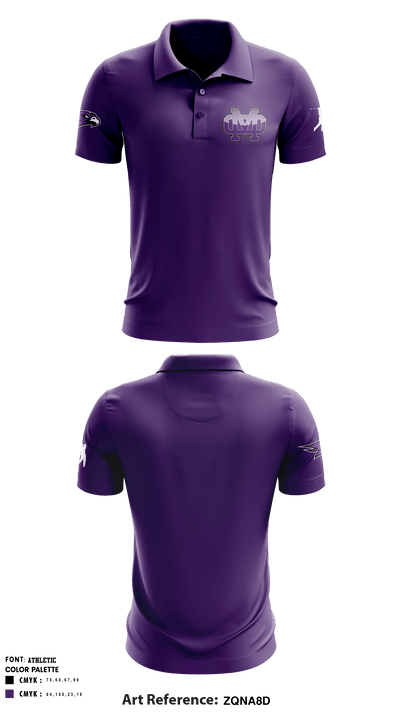 MISSION OAK HIGH SCHOOL GOLF 27236098 Short Sleeve Performance Polo -5